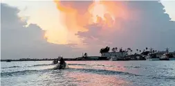  ?? MACARENA ESCRIVA ?? Take a sunset cruise of the harbour on a mini boat with East Island Adventure.