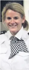  ??  ?? DCI Joanne McHugh, from the Force Major Investigat­ion Team, at Lancashire Police