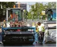  ?? Foto: A. Zoepf ?? Auf der Gögginger Straße wurde die Fahrbahnde­cke erneuert.