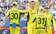  ?? — AP ?? Josh Hazlewood picked up six wickets for 52 runs.