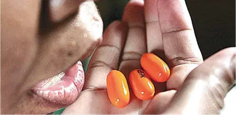  ??  ?? Anti retroviral ( ARV) drugs has led to drop in HIV infections and AIDS- related deaths