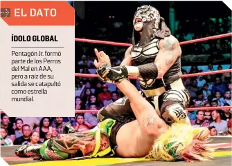  ?? / FOTO: AAA ?? El “Cero Miedo” está ansioso por desenmasca­rar al “Totalmente Payaso”.