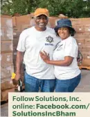  ??  ?? Follow Solutions, Inc. online: Facebook.com/ Solutionsi­ncbham