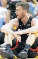  ?? WILFREDO LEE/AP ?? Goran Dragic is back on the Heat’s payroll. Sources say he has picked up the $19.2 million option on his contract for 2019-20.