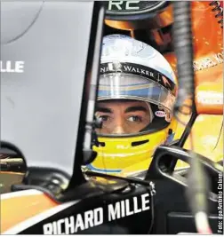  ??  ?? McLaren? Williams? Renault? Im Cockpit welches Teams wird Fernando Alonso in der kommenden Saison sitzen?