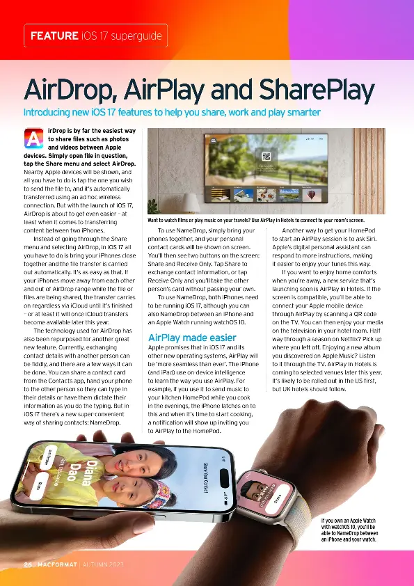 Airdrop apple shop watch