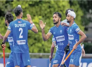  ??  ?? FIH HOCKEY PRO LEAGUE A penalty corner earned by India skipper Manpreet Singh with just 25 seconds left for the final hooter changed the course of a tense battle.