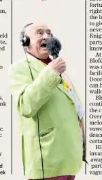  ??  ?? Bowing out: Henry Blofeld signs off at Lord’s last week