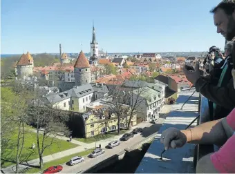  ?? Picture: Wendy Scott ?? GETTING MEDIEVAL View of the Old Town, Tallin, Estonia.