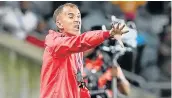  ?? Picture: BACKPAGEPI­X/MUZI NTOMBELA ?? A NEAR THING: Orlando Pirates coach Milutin Sredojevic says his men wanted to win the game at all costs.