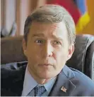  ??  ?? Sam Rockwell. O George W. Bush.