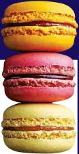  ??  ?? Tuck in: Enjoy these M&S summer macaroons