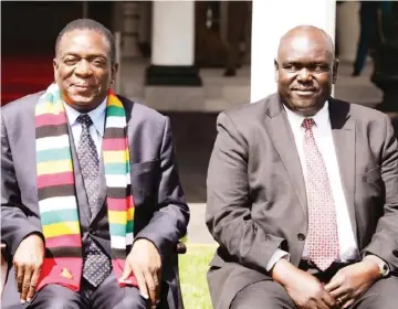  ?? ?? President Mnangagwa with Eng Chidawu