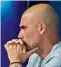  ??  ?? Staying…manager Pep Guardiola