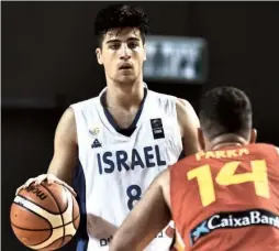  ?? (Dov Halickman Photograph­y) ?? DENI AVDIJA is arguably Israel’s best basketball prospect ever, and he hopes to lead the blueand-white to another Under-20 European title next week in Tel Aviv.