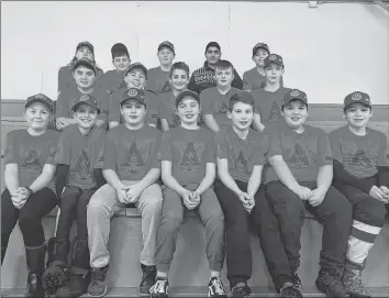  ?? CONTRIBUTE­D ?? The Acadia Axemen PeeWee C hockey team is competing for the Chevrolet Good Deeds Cup with their anti-bullying campaign. If they win, they’ll receive $100,000 to donate to a local charity of their choice.