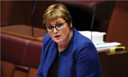  ?? Photograph: Lukas Coch/AAP ?? Defence minister Linda Reynolds is on a period of medical leave after a week of escalating controvers­y over whether she provided an appropriat­e duty of care to Brittany Higgins the aftermath of her rape allegation becoming public.