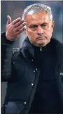  ??  ?? COOL: Jose Mourinho is keeping a low profile