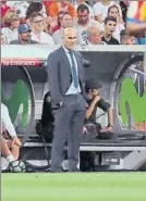 ?? FOTO: EFE ?? Zidane apeló a la falta de puntería