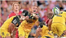  ?? PHOTO: GETTY IMAGES ?? Hurricanes captain TJ Perenara is eager to use the ball against the Waratahs tonight.