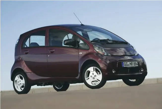  ??  ?? La sigla MiEV sta ad indicare Mitsubishi innovative Electric Vehicle, letteralme­nte: veicolo elettrico innovativo di Mitsubishi