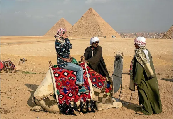  ?? GETTY IMAGES ?? Tut, tut... Egypt is a wonderful place to see, just be careful you don’t get taken for a ride.