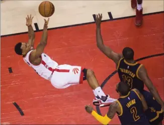  ?? CANADIAN PRESS FILE PHOTO ?? Kyle Lowry and the Toronto Raptors got knocked around last year by the Cavs in the Eastern Conference final. This time around, both have yet to play each other with their current rosters on the court.