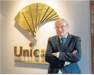  ?? MG. ?? Manuel Azuaga, presidente de Unicaja Banco.