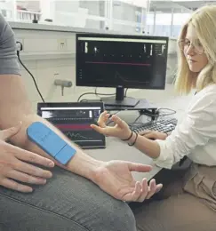  ?? ?? Scottish startup Novosound announced a world first patent for its wearable ultrasound technology this week