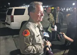  ?? Sam Morgen Bakersfiel­d California­n ?? “THIS IS the new normal if you look across the country at these types of shootings,” Kern County Sheriff Donny Youngblood said after Wednesday’s violence.