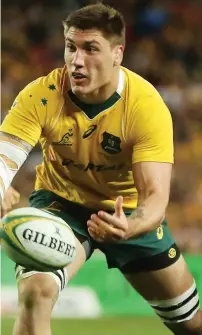  ??  ?? ‘Freak’: Australia’s Sean McMahon