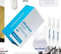  ??  ?? $75 Dermalogic­a Calm Water Gel davidjones.com
$89
The Advanced Whitening Kit advancewhi­tening. com.au