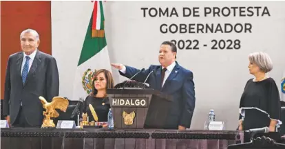  ?? JORGE SÁNCHEZ ?? Julio Menchaca asumió como gobernador de la entidad.