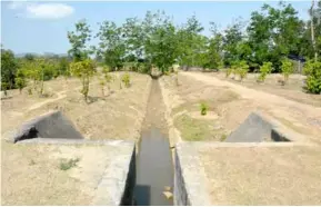  ?? VNA/VNS Photo Tuấn Anh ?? A canal that provides water to irrigate rice fields in Đắk Lắk Province’s Lắk District has dried up.