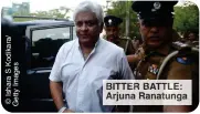  ?? ?? BITTER BATTLE: Arjuna Ranatunga