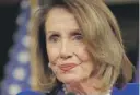  ?? WIN MCNAMEE/GETTY IMAGES ?? House Speaker Nancy Pelosi