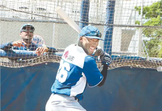  ?? EDWARD ROUSTAND ?? Mel Rojas Jr. llegó a las filas del Licey procedente de las Estrellas en un cambio que involucró al jugador Jordany Valdespín.