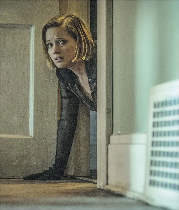  ??  ?? Jane Levy becomes part of traditiona­l moviemakin­g’s “deadly game of hide and seek” in Don’t Breathe.