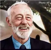  ?? Photo: AP ?? John Mahoney 1940-2018