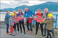  ??  ?? The community benefit fund was launched at an event at Foyers Hydro Power Station involving local school children.