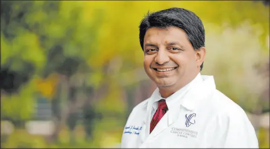  ?? Comprehens­ive Cancer Centers ?? Rupesh Parikh, M.D., practice president for Comprehens­ive Cancer Centers, encourages women to schedule their mammograms. Many women put off the annual screening test during the pandemic.