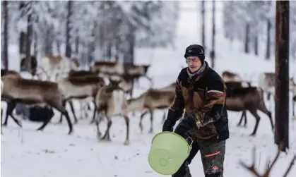  ?? Photograph: Carl-Johan Utsi/The Guardian ?? The proposed mine in Swedish Sápmi has become a symbol of what has been condemned as disregard by big business and government for the protected status of Sami culture.