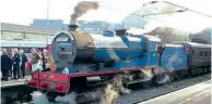  ?? CHARLES P FRIEL ?? The Railway Preservati­on Society of Ireland’s 4-4-0 No. 85 Merlin rests at Dublin Connolly after arrival in the Irish capital with the Steam Enterprise in 2018.