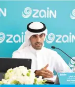  ??  ?? Zain Vice-Chairman and Group CEO Bader Al-Kharafi