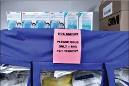  ?? Photo by Josh Reynolds for The Washington Post ?? Managing the use of specialty masks is one of the emerging priorities for health officials in RI and Massachuse­tts.