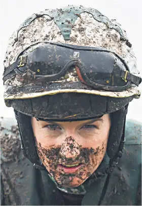  ??  ?? Form in the book: Rachael Blackmore has landed the Irish Champion Hurdle on Honeysuckl­e