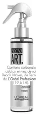  ??  ?? Contiene carbonato cálcico en vez de sal: Beach Waves, de Tecni-Art de L’Oréal Profession­nel (19,61 €).