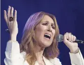  ??  ?? Céline Dion