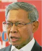  ??  ?? Datuk Seri Mustapa Mohamed says the budget reflects the recognitio­n of SMEs’ strategic role