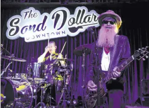  ?? K.M. Cannon
Las Vegas Review-journal @Kmcannonph­oto ?? ZZ Top front man Billy F. Gibbons performs on opening night at The Sand Dollar Lounge Downtown in Las Vegas on May 26, 2022.